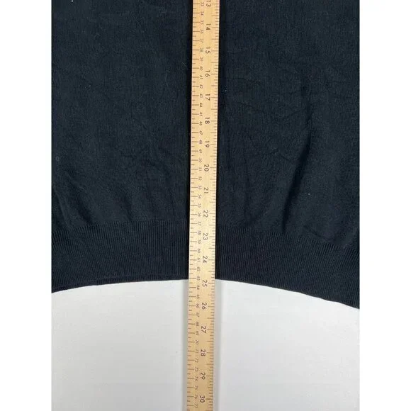 Polo Golf Ralph Lauren Men XXL Black 100% Cotton V-Neck Knit Sweater Vest - Picture 7 of 7